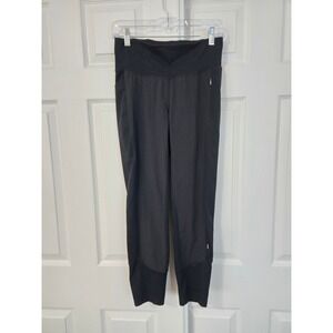 Rei Black Hybrid Joggers High Rise Crossover Waist Ankle Pants Womens Medium